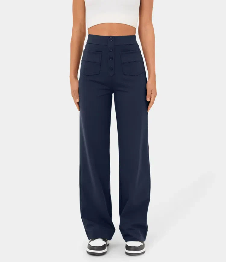 Monika - High-Waisted Comfort Pants