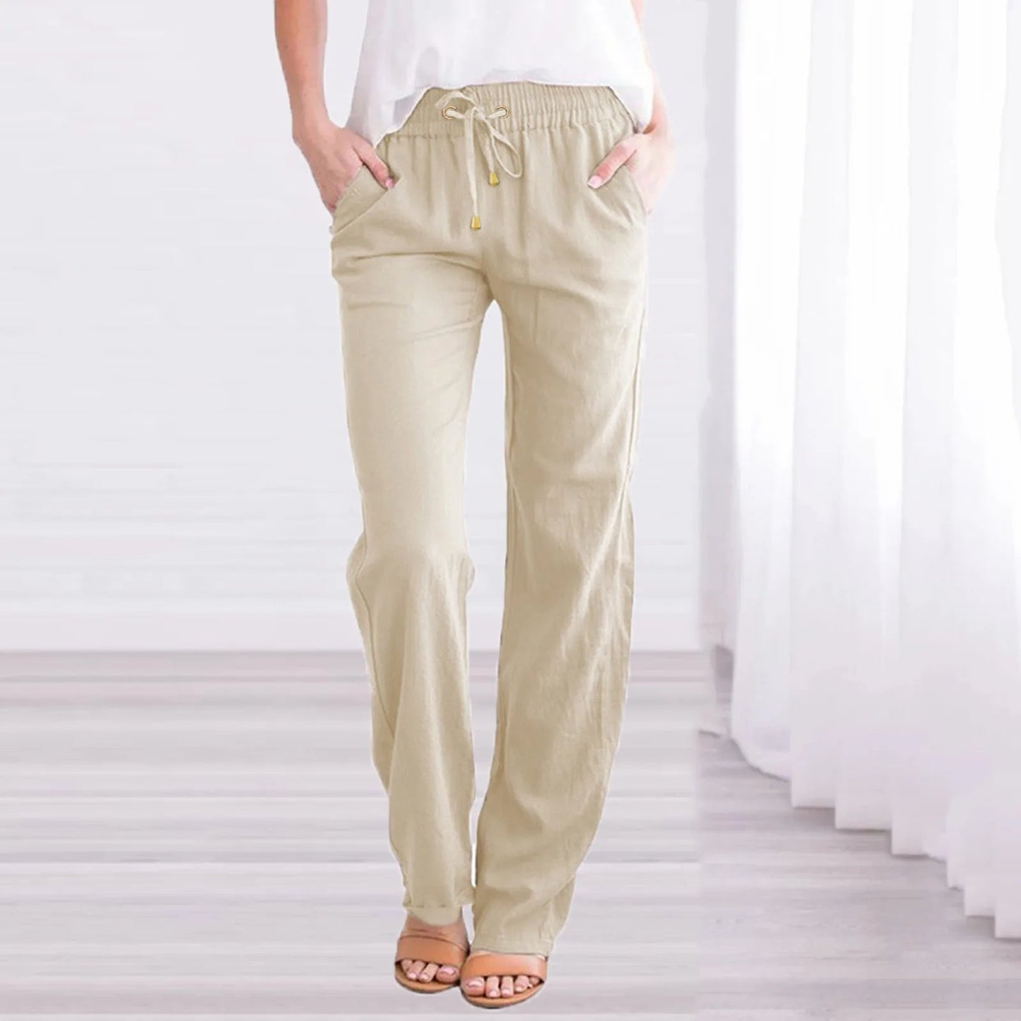 Mia | Fashionable Linen Pants