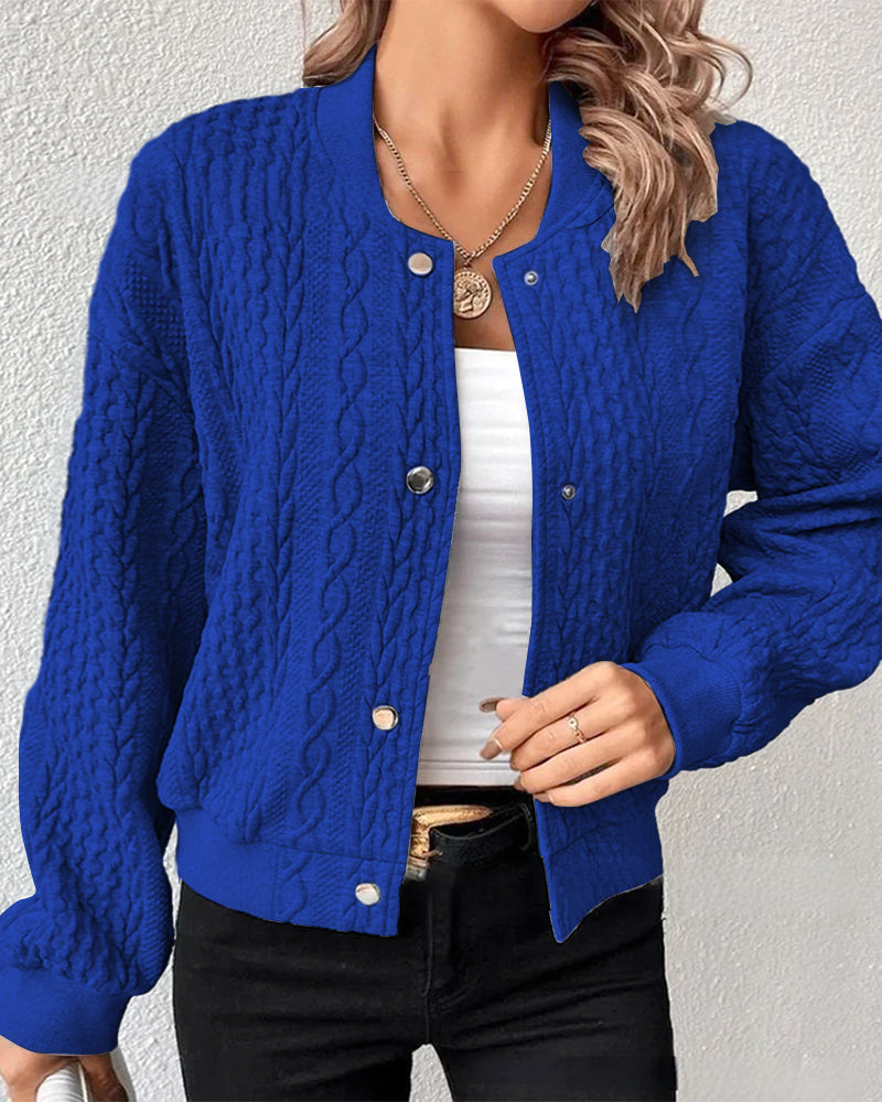 Lucille™ Elegant Textured Cardigan