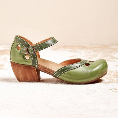 Amalia™ | Orthopedic Sandals with Low Heel