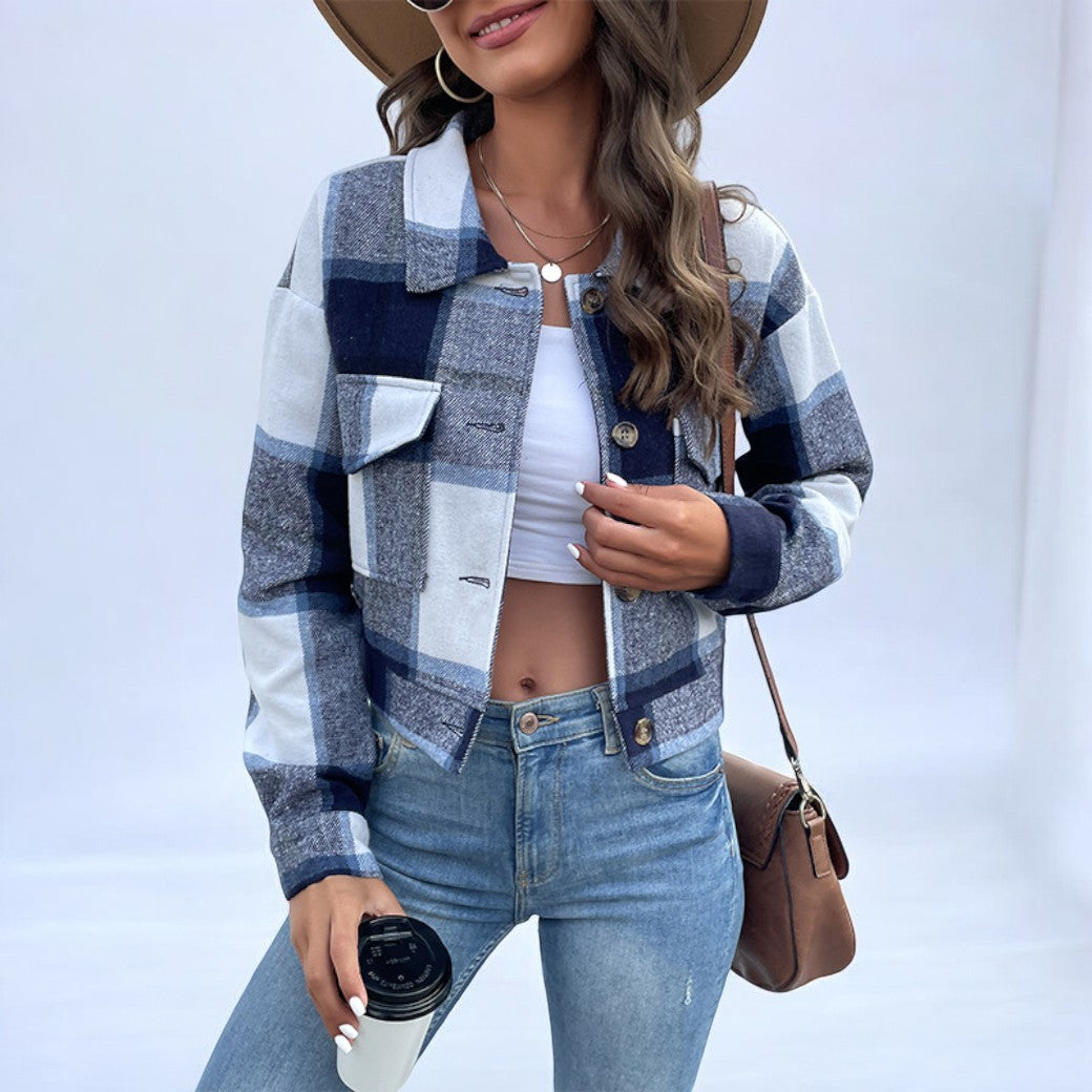 Mila | Stylish Checked Jacket