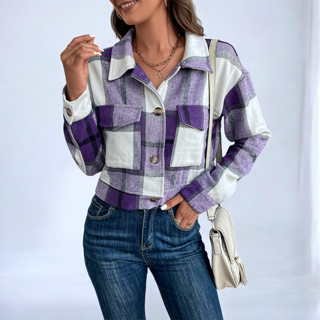 Mila | Stylish Checked Jacket