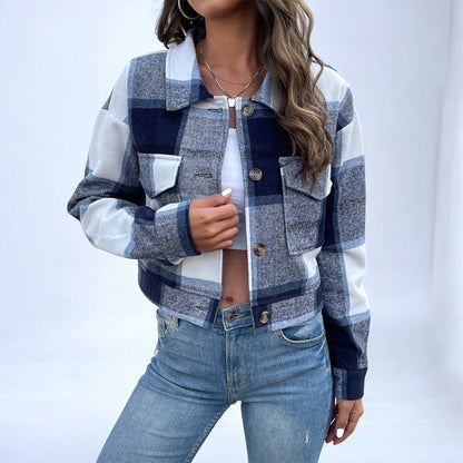 Mila | Stylish Checked Jacket