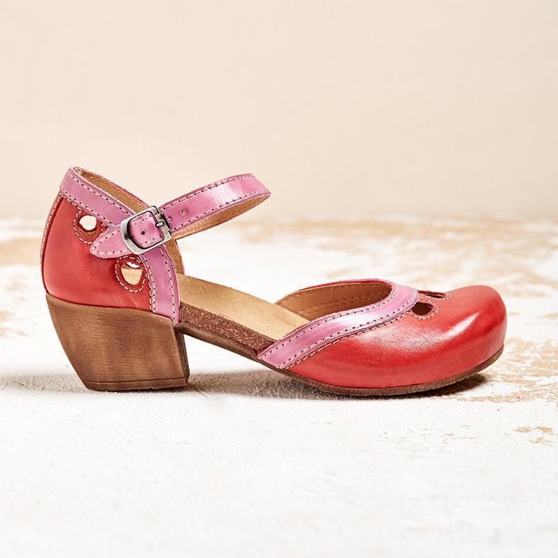 Amalia™ | Orthopedic Sandals with Low Heel