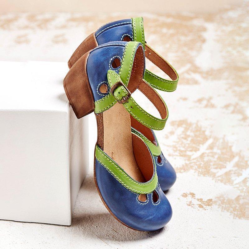 Amalia™ | Orthopedic Sandals with Low Heel