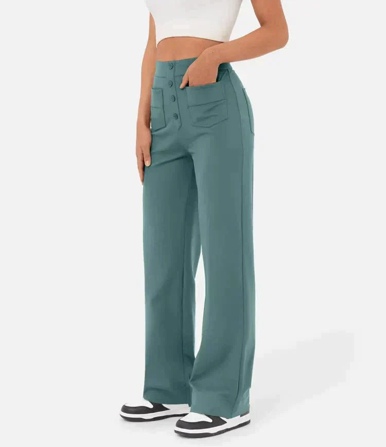 Monika - High-Waisted Comfort Pants