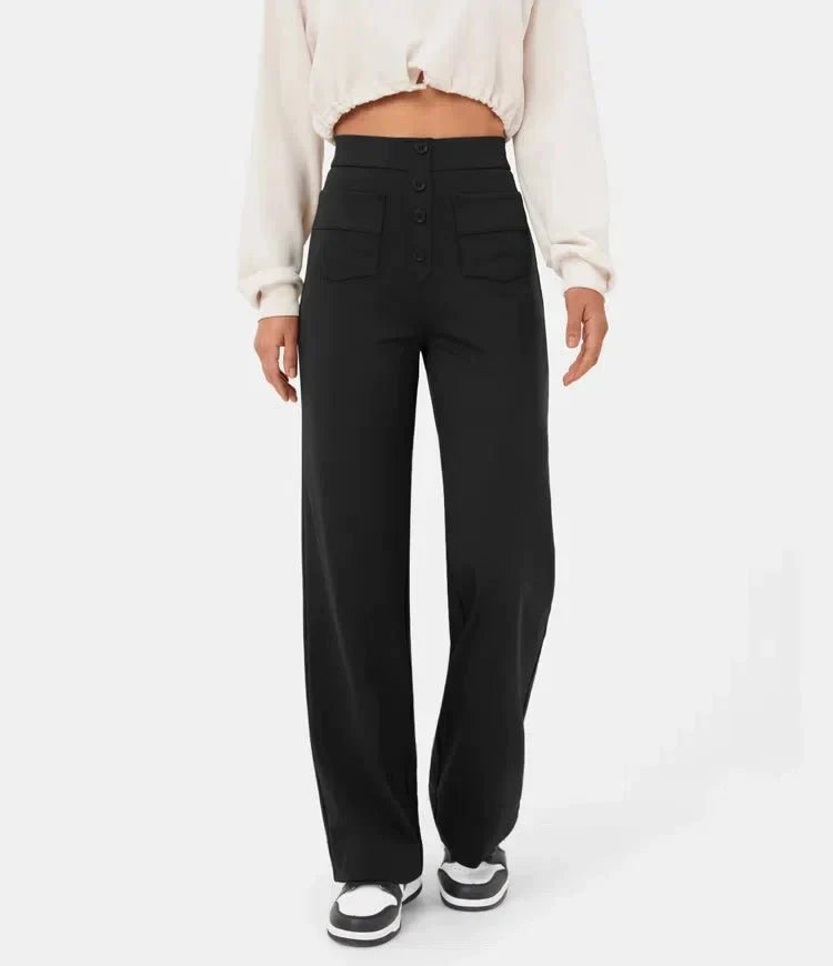 Monika - High-Waisted Comfort Pants