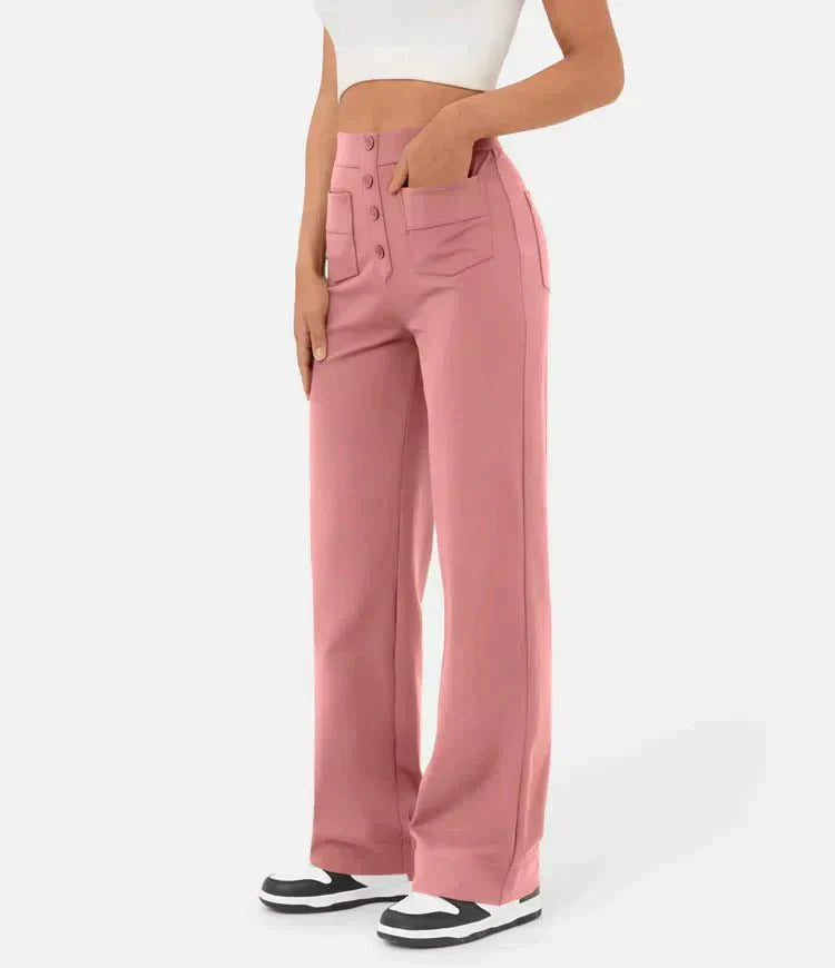 Monika - High-Waisted Comfort Pants