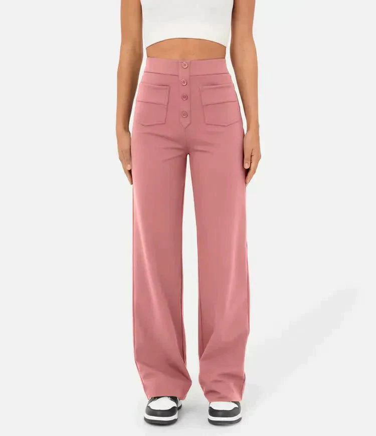 Monika - High-Waisted Comfort Pants