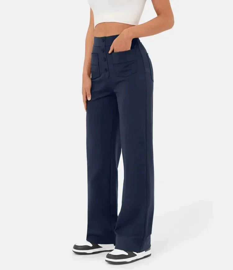 Monika - High-Waisted Comfort Pants