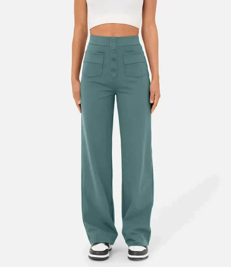 Monika - High-Waisted Comfort Pants