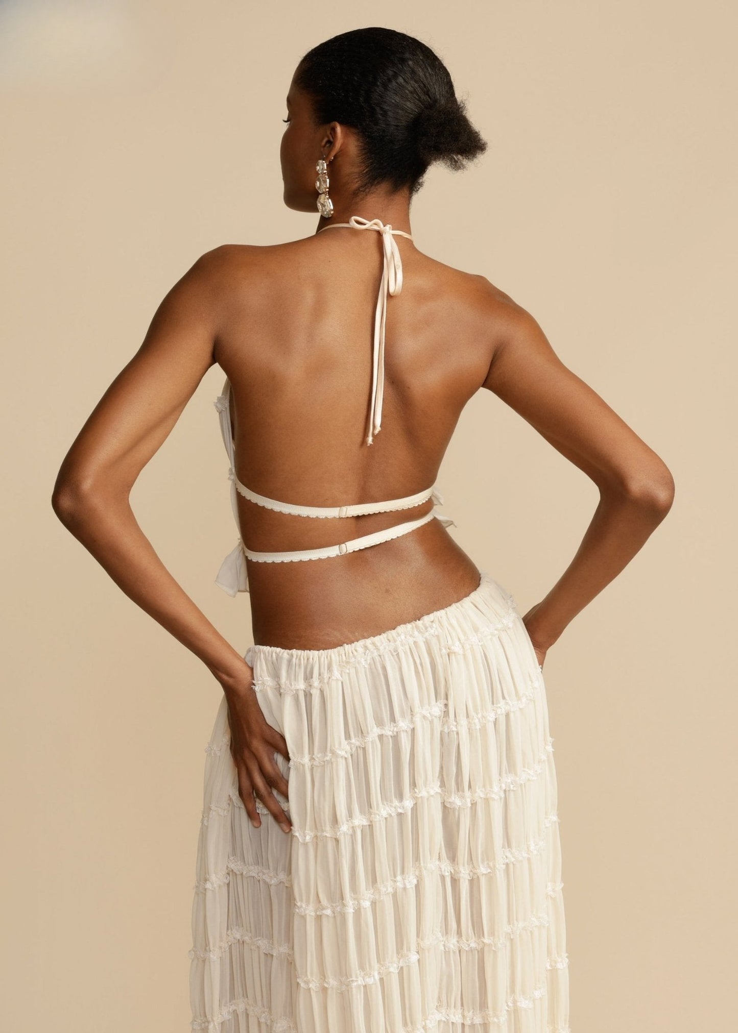 Rosa™ | Backless Pleated Set