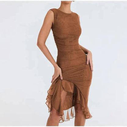 Savannah™ | Midi Ruffle Dress