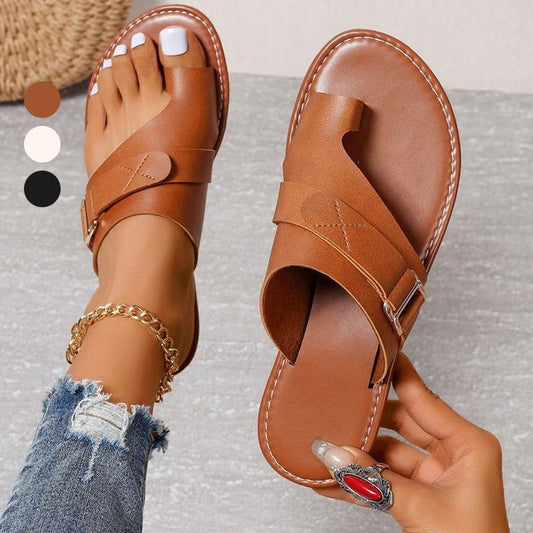 Lucia™ | Luxurious orthopedic leather sandals